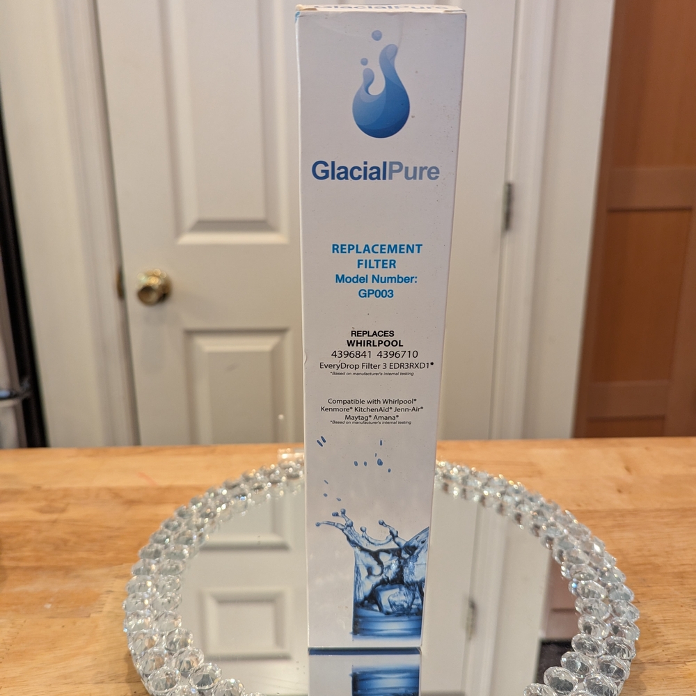 Glacial Pure Replacement Water Filter for Refrigerator NIB